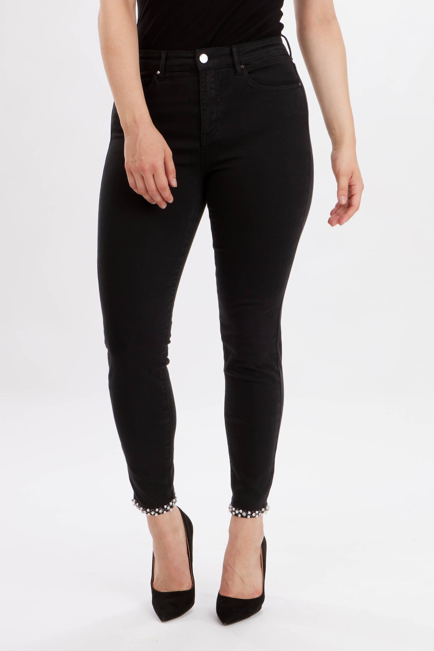 Black Bow Detail Jeans