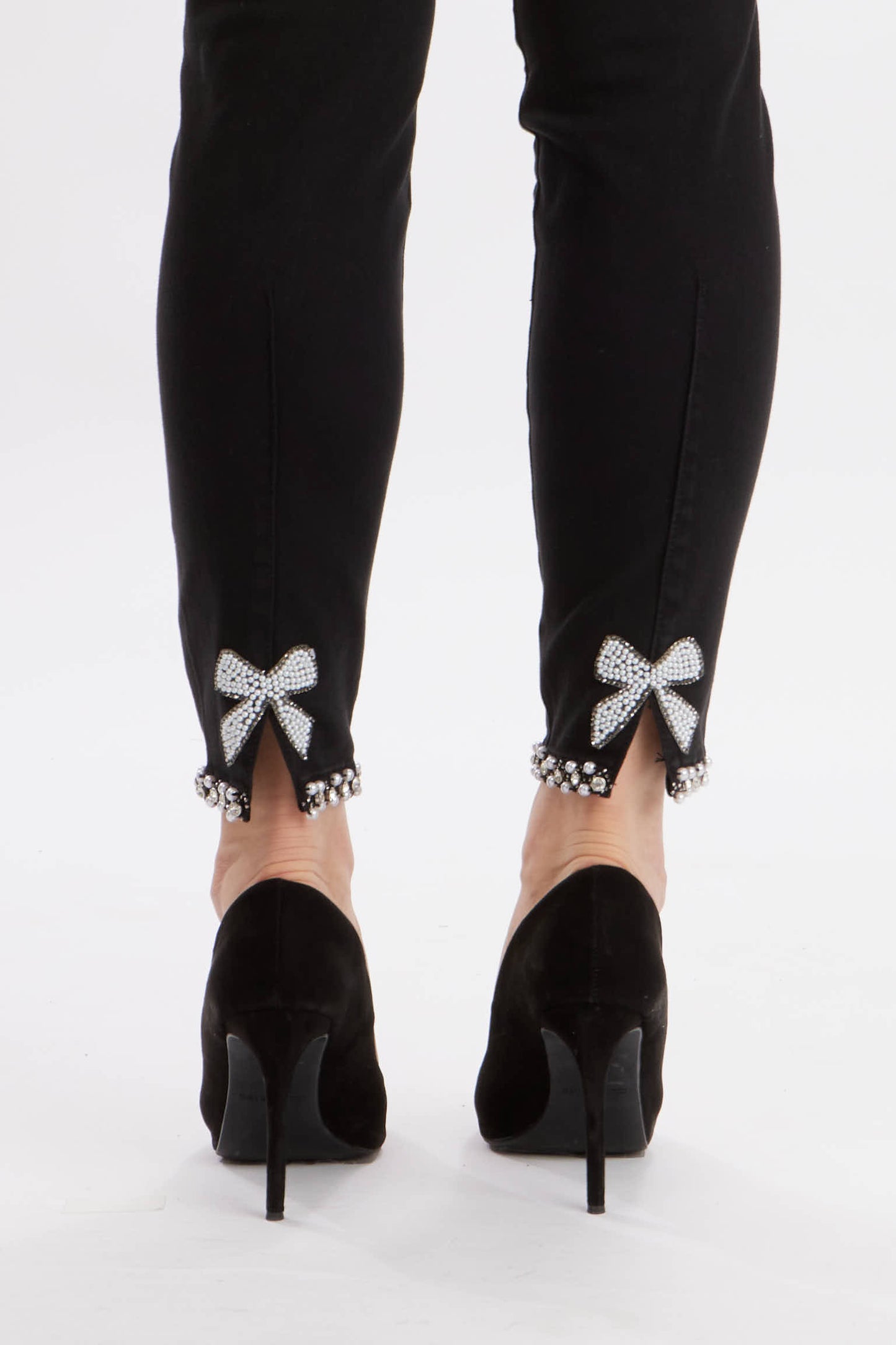 Black Bow Detail Jeans