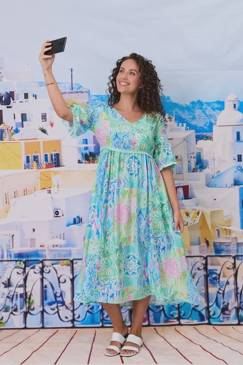 Classified Rimini Dress Aqua