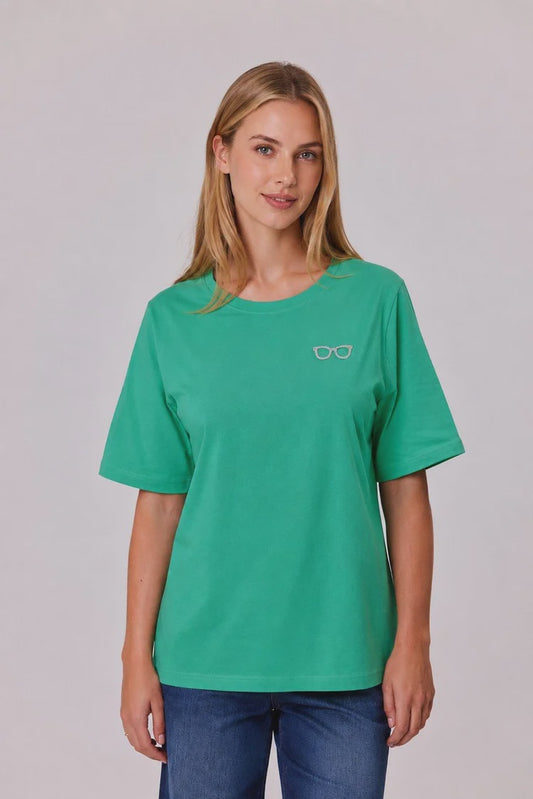 Brooch Tee Emerald