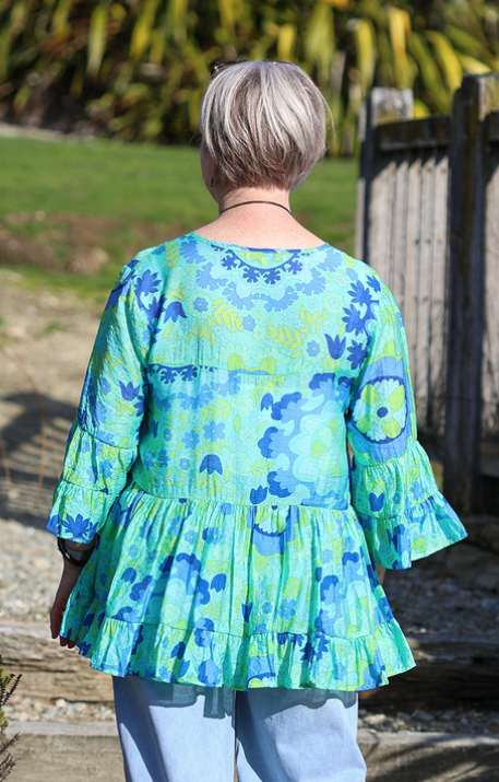 Democracy Liliana Tiered Top